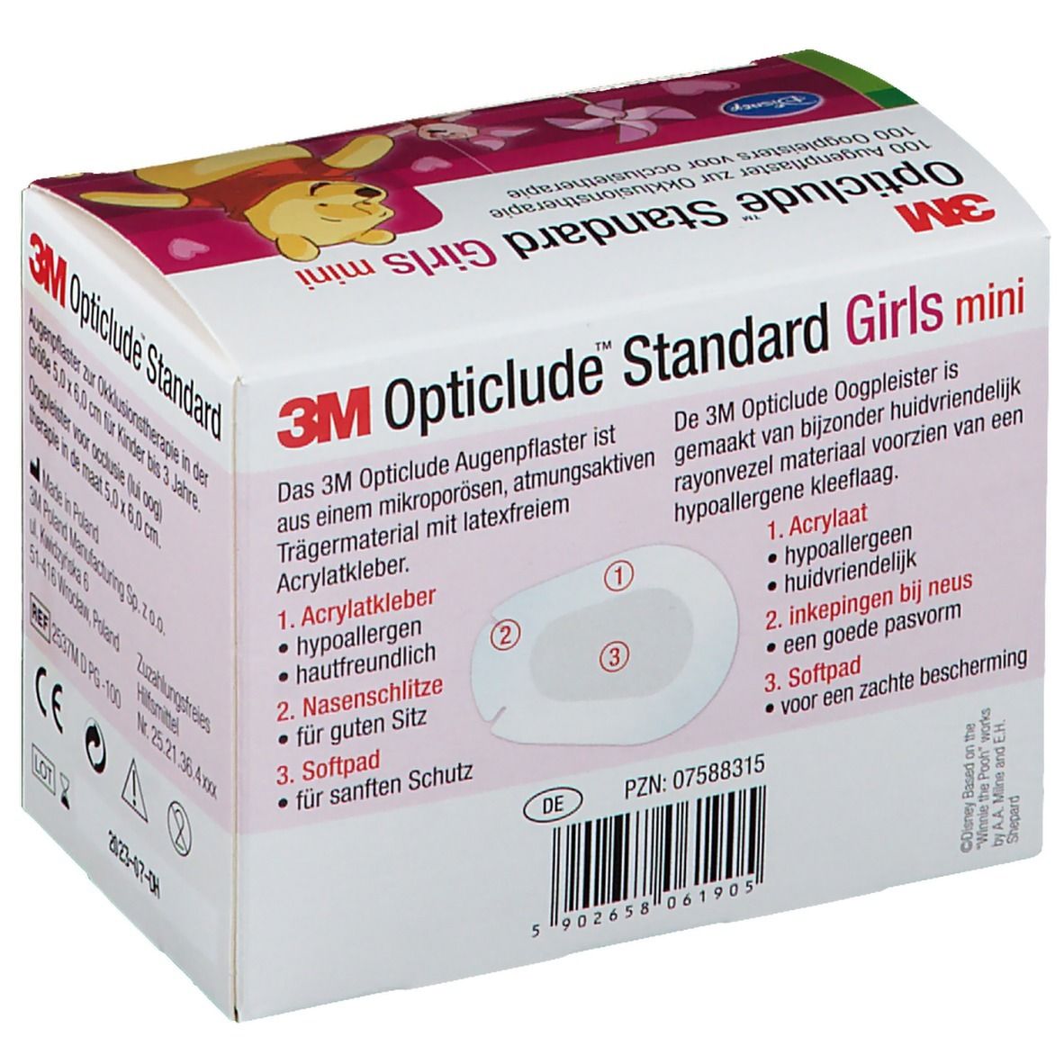 3M Opticlude™ Augenpflaster Disney Winnie Pooh Mini