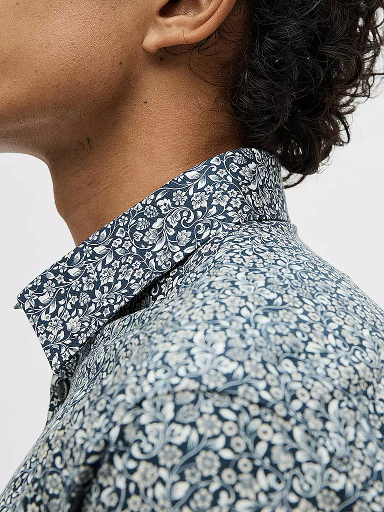SELECTED Hemd Slim Fit SLHSLIMSOHO blau