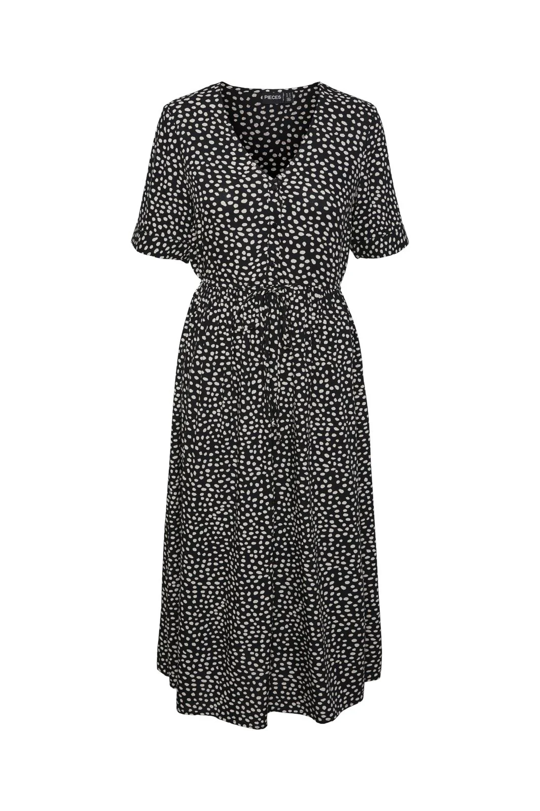 Pieces Pctala Ss String Tie Midi Dress