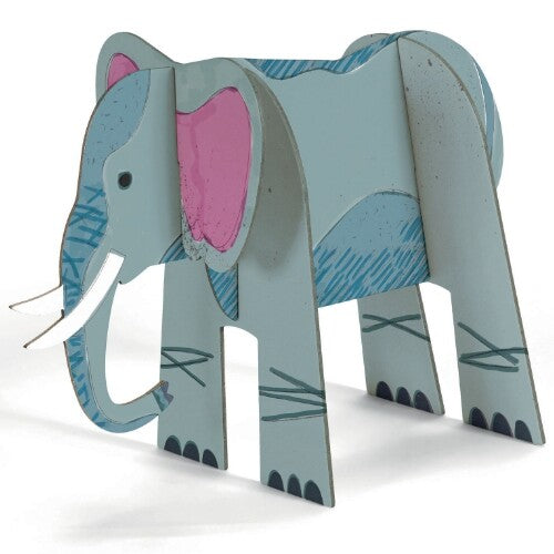 Djeco 3D kleurplaat speelfiguren - savanne
