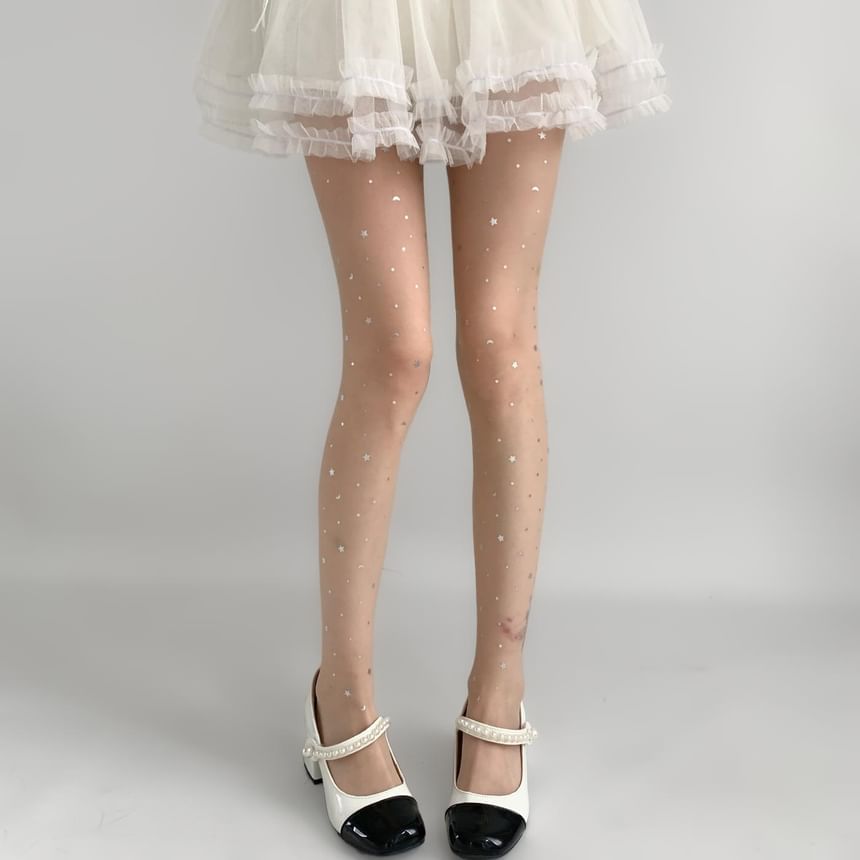 Desperim - Star Print Sheer Panty's