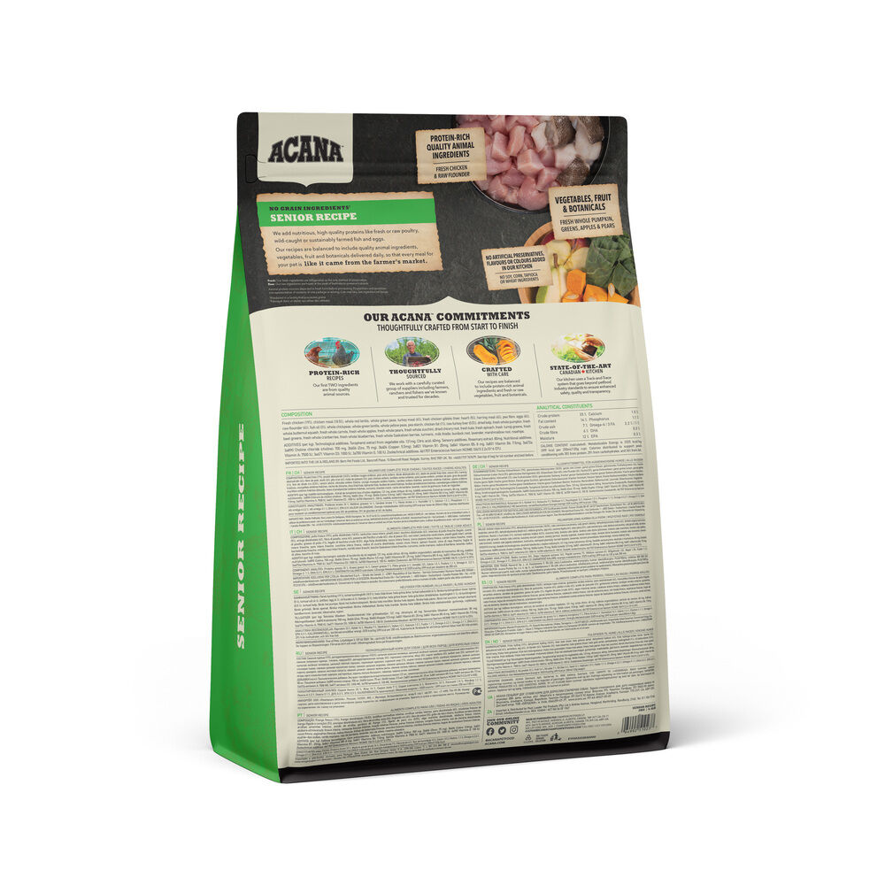 Acana Dog recipe Senior - Hondenvoer - 2 Kilogram - gevogelte