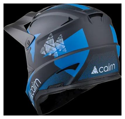 Casque Intégral Cairn X Track Noir Mat/Blue (TU)