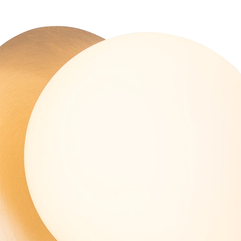 Moderne stalen wandlamp IP44 - Cedaric