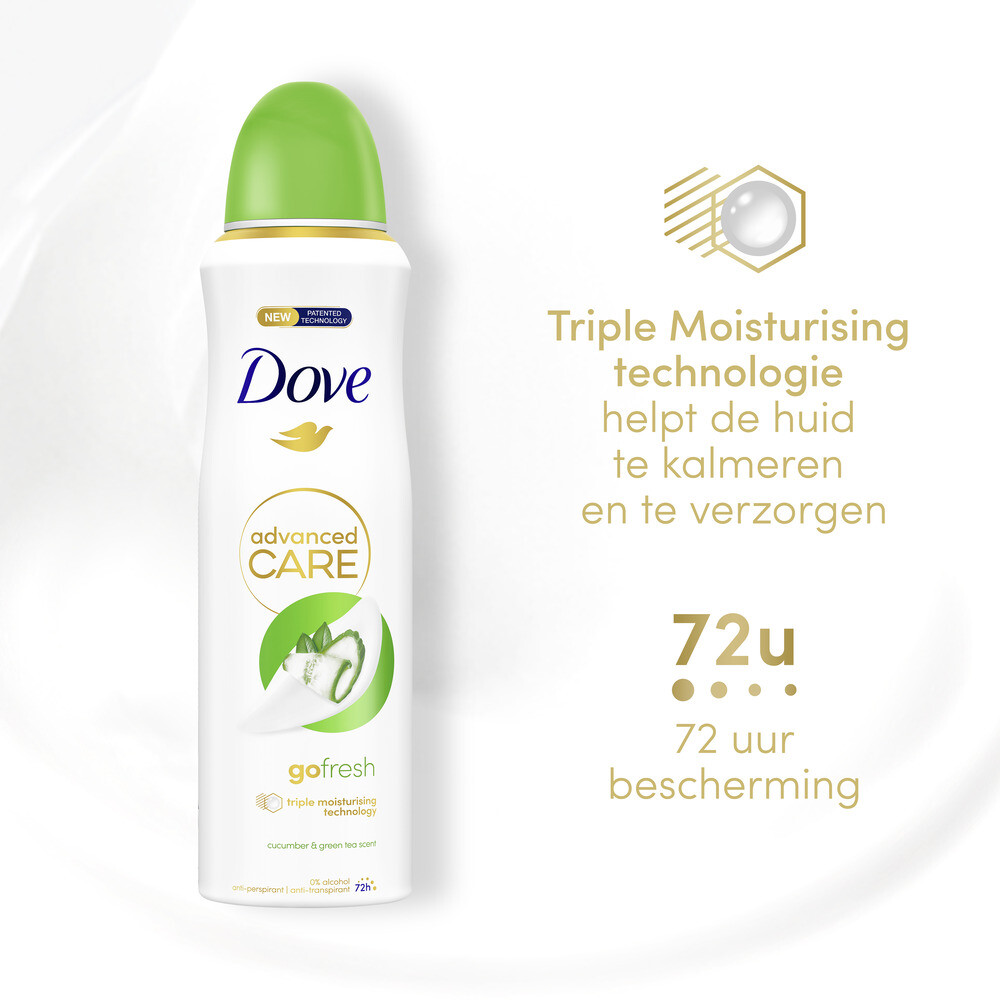 6x Dove Deodorant Spray Cucumber & Green Tea200 ml