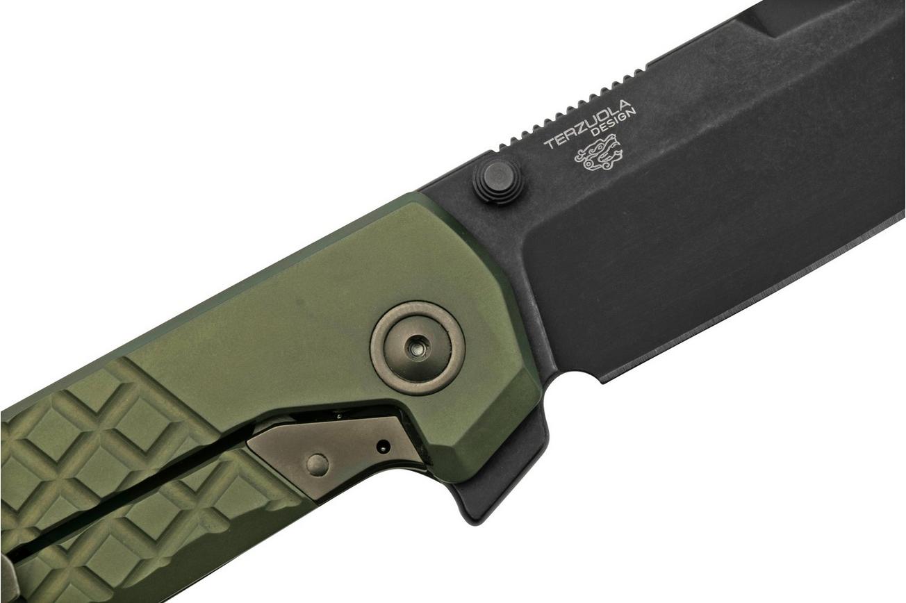 MKM Maximo MM-TGRD Green Anodized Titanium zakmes, Bob Terzuola design