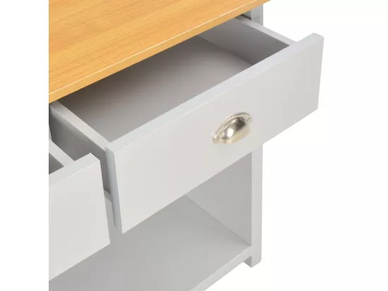 Table console Gris 97 x 35 x 76 cm