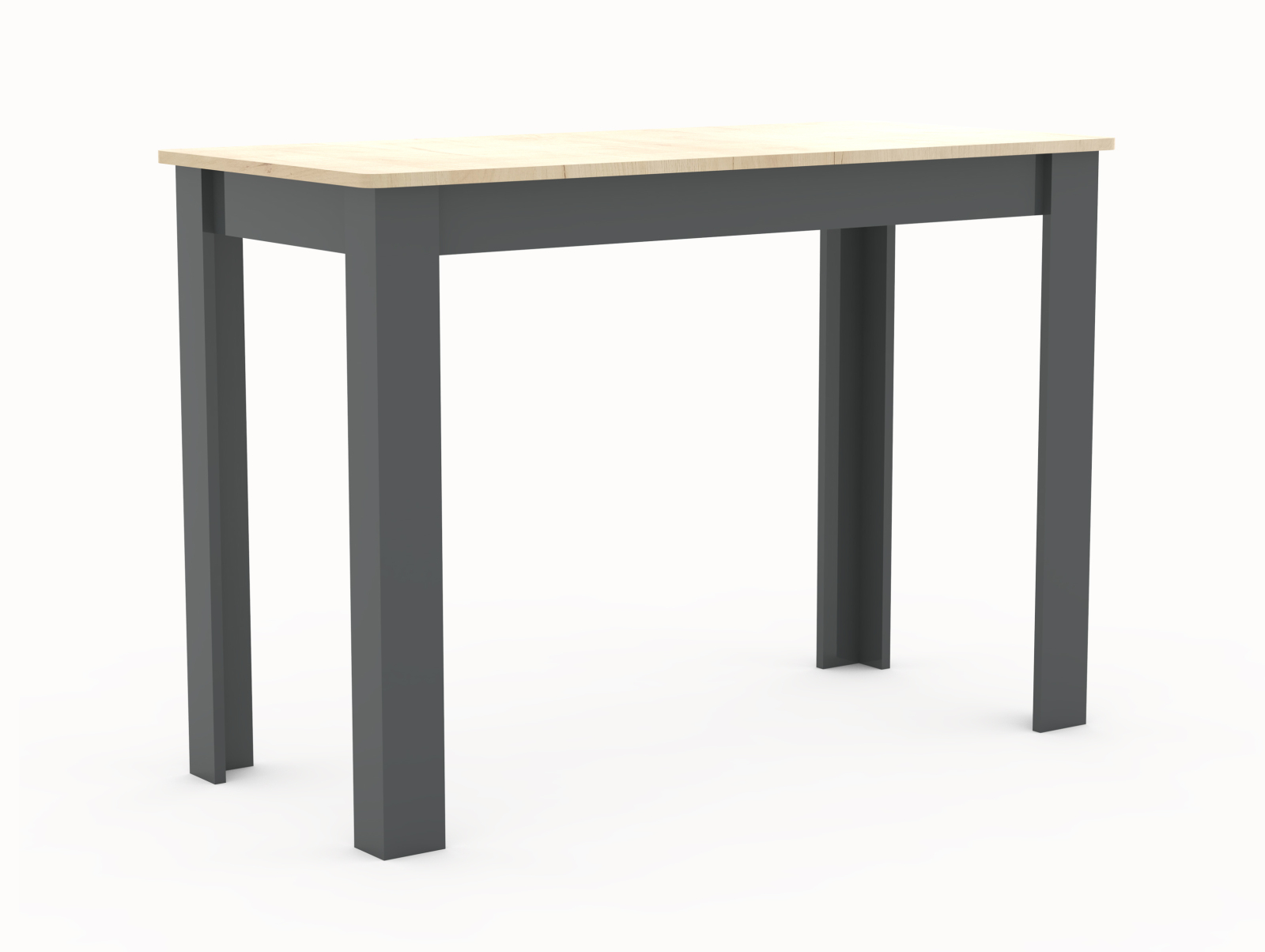 Esstisch ESAL 110 - Honig Eiche - anthrazit - 110 cm