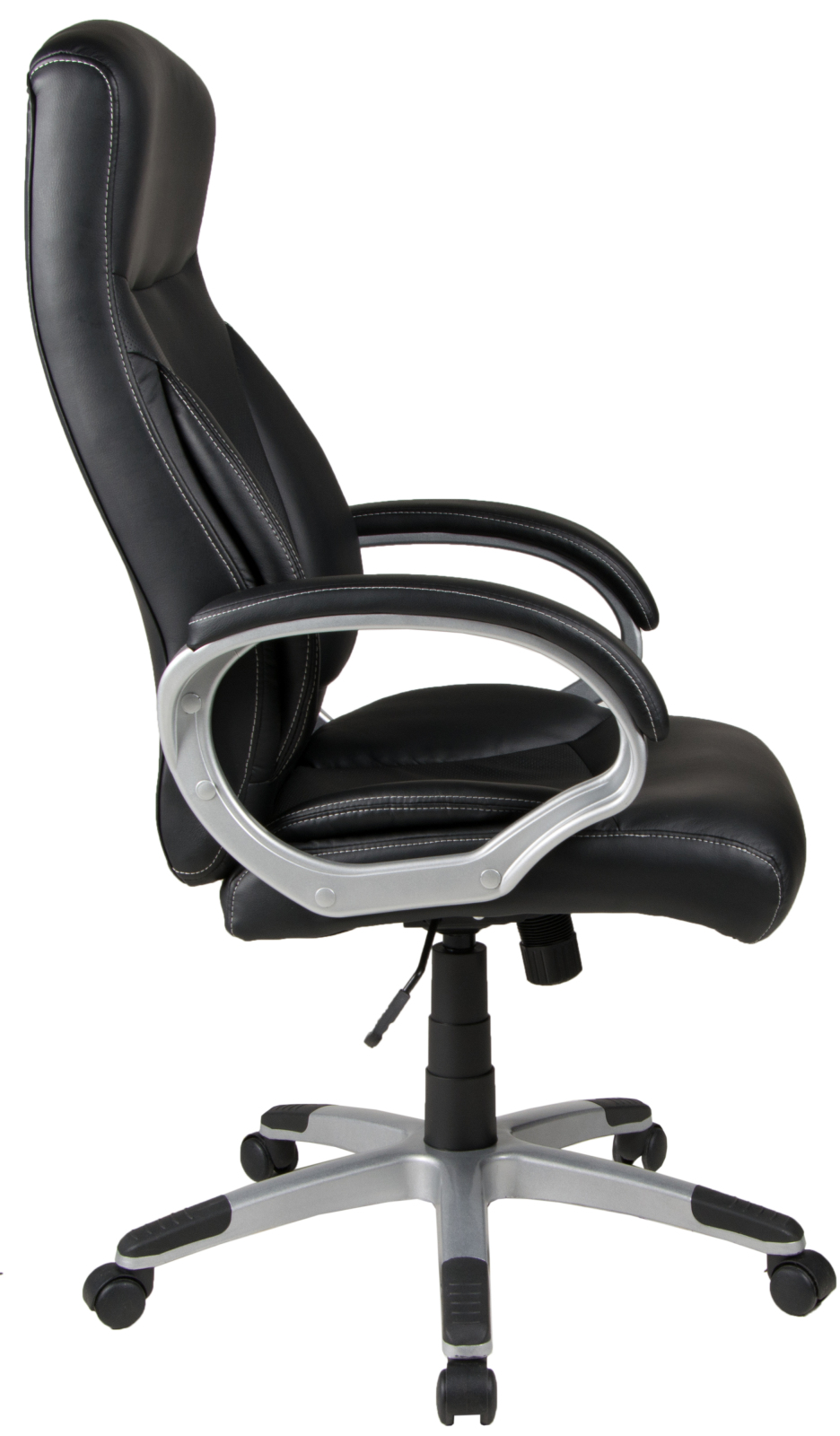 Chefsessel - schwarz - Lederoptik
