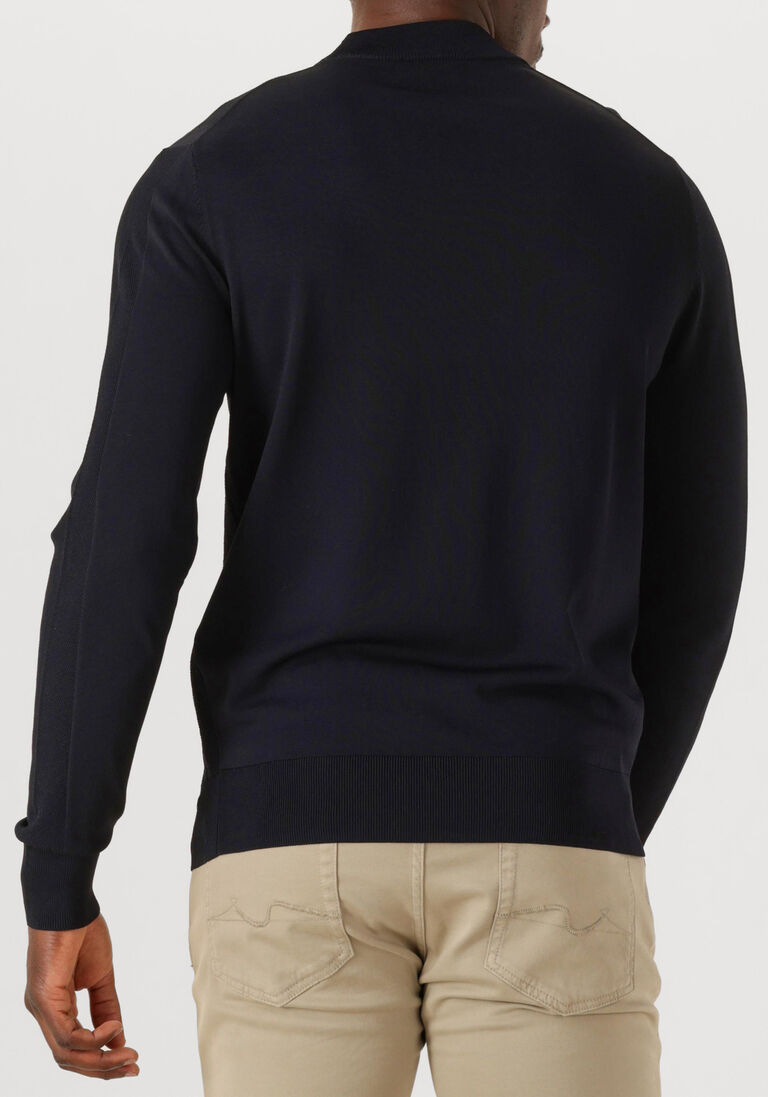 donkerblauwe genti trui turtle ls