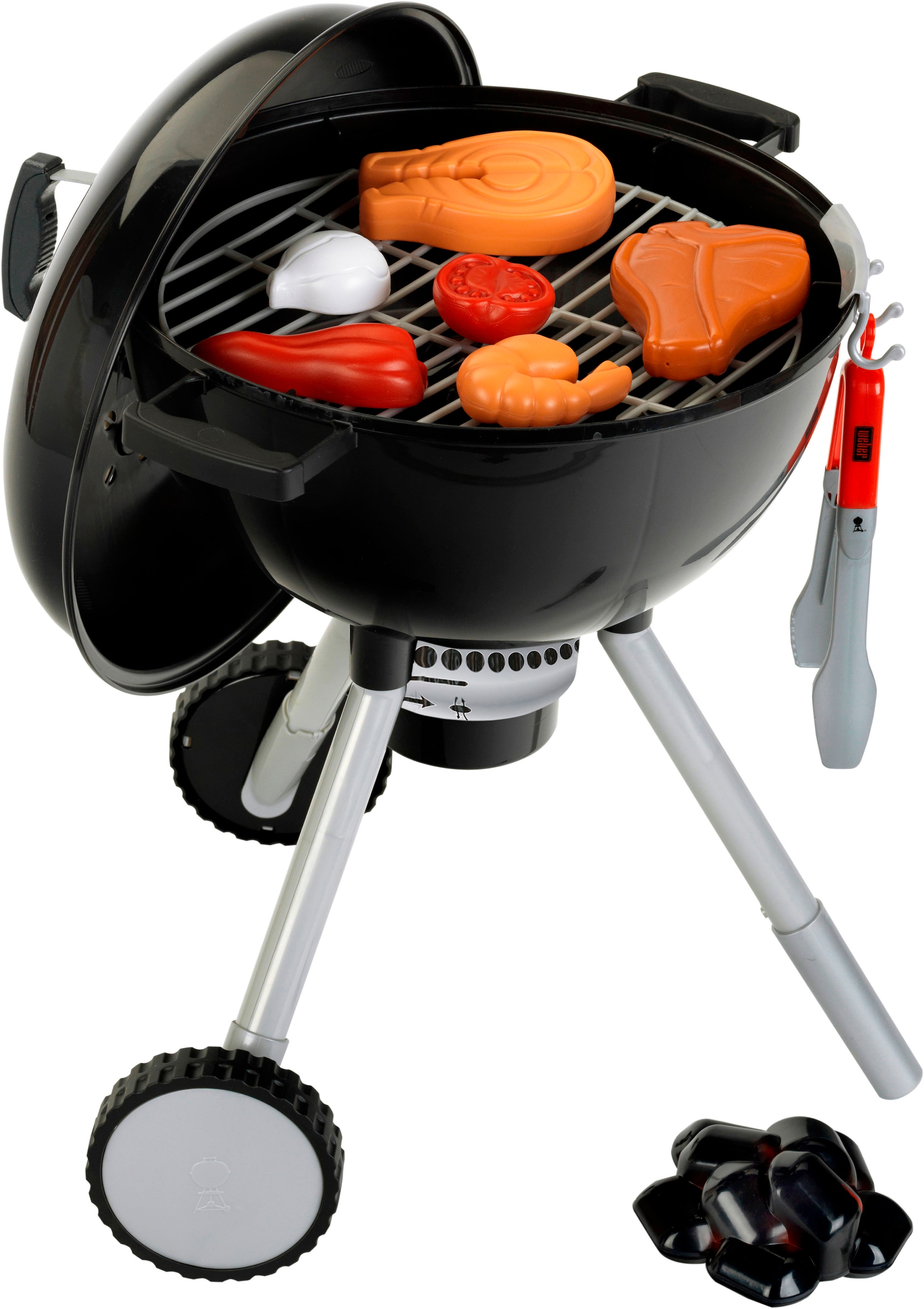 Klein Kinder-Küchenset »Weber Spiel-Kugelgrill One Touch Premium« mit Licht und Sound, Made in Germany