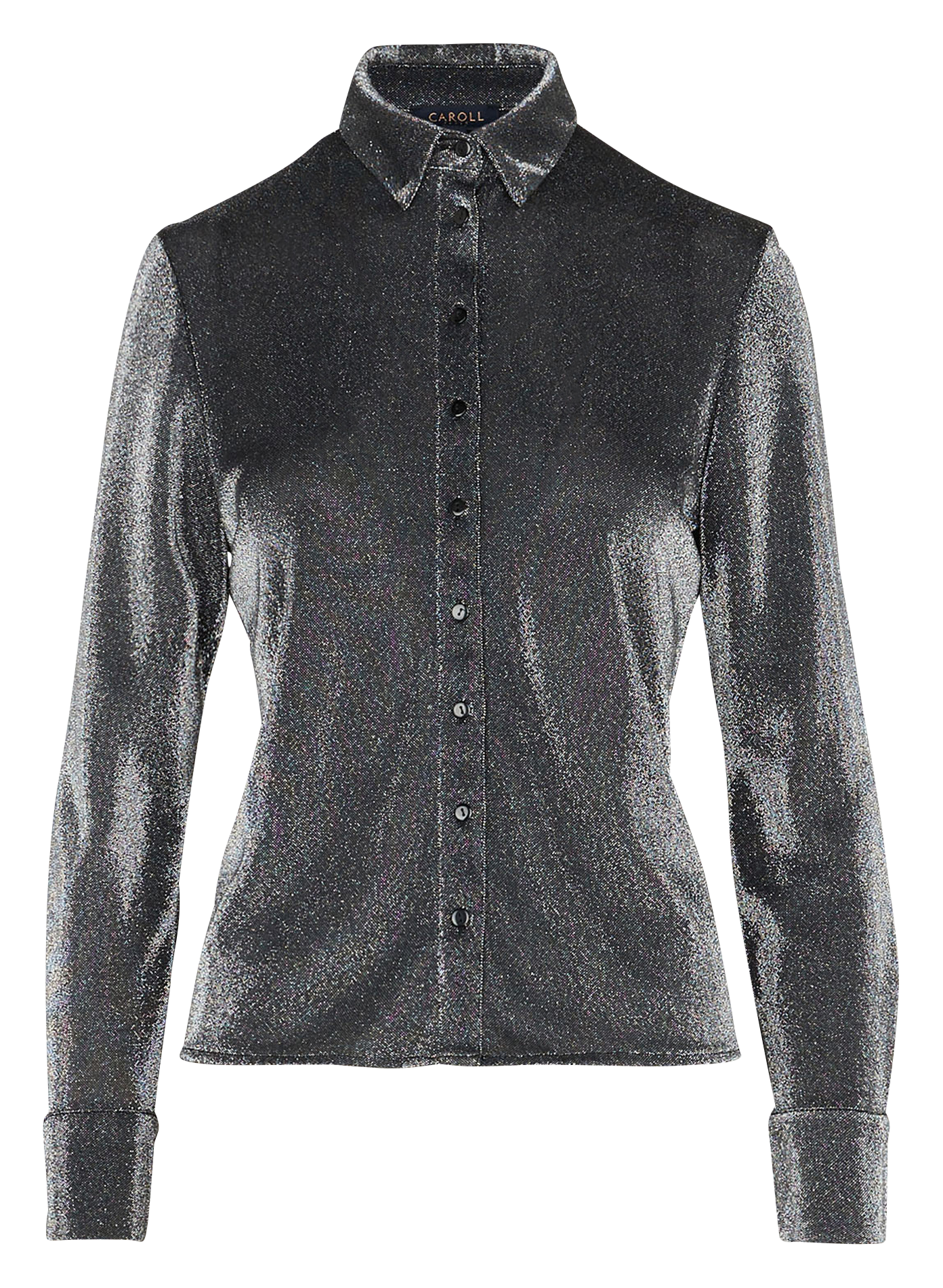 TALBA4 - Chemise droite métallisée | Argent