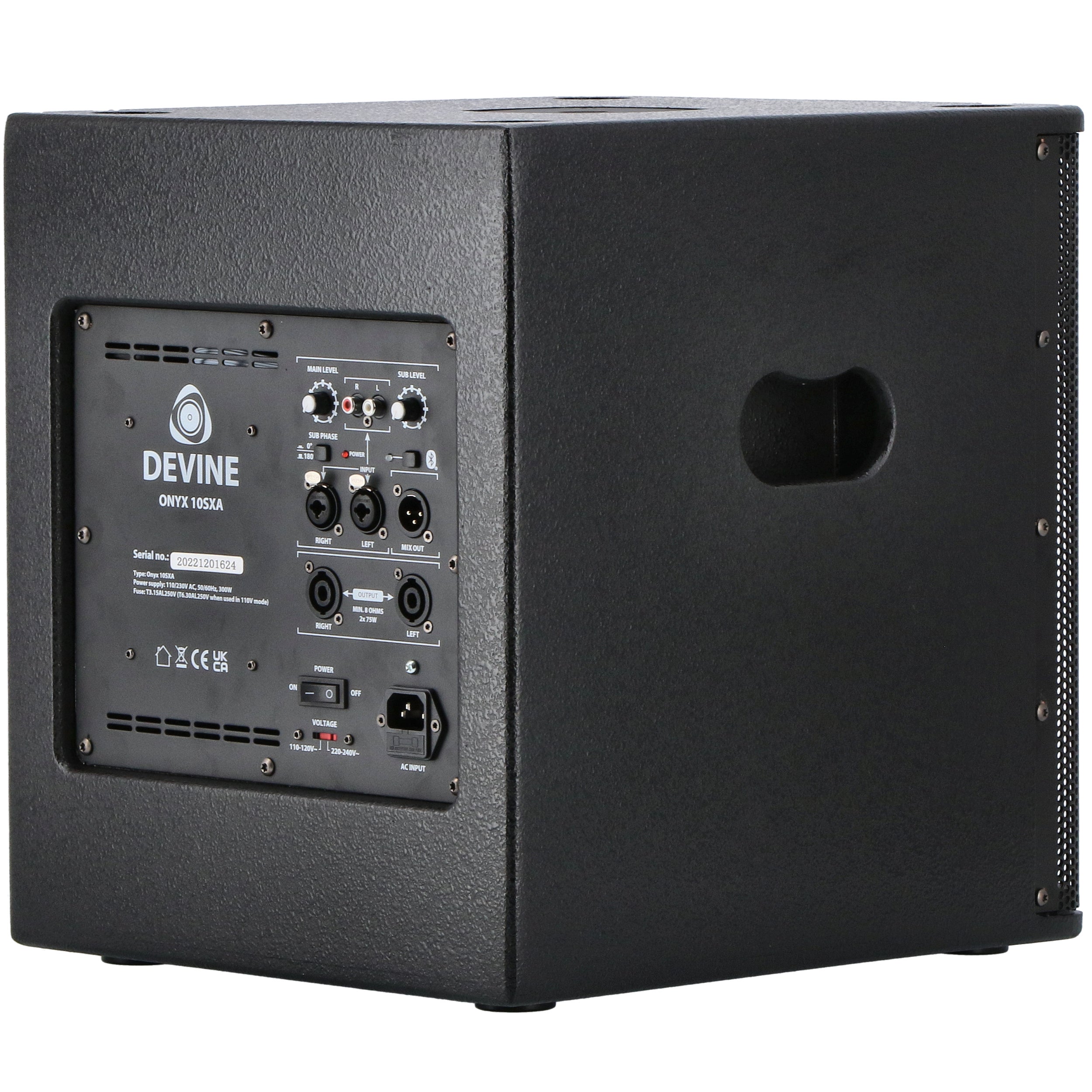 Devine Onyx 10SXA actieve subwoofer