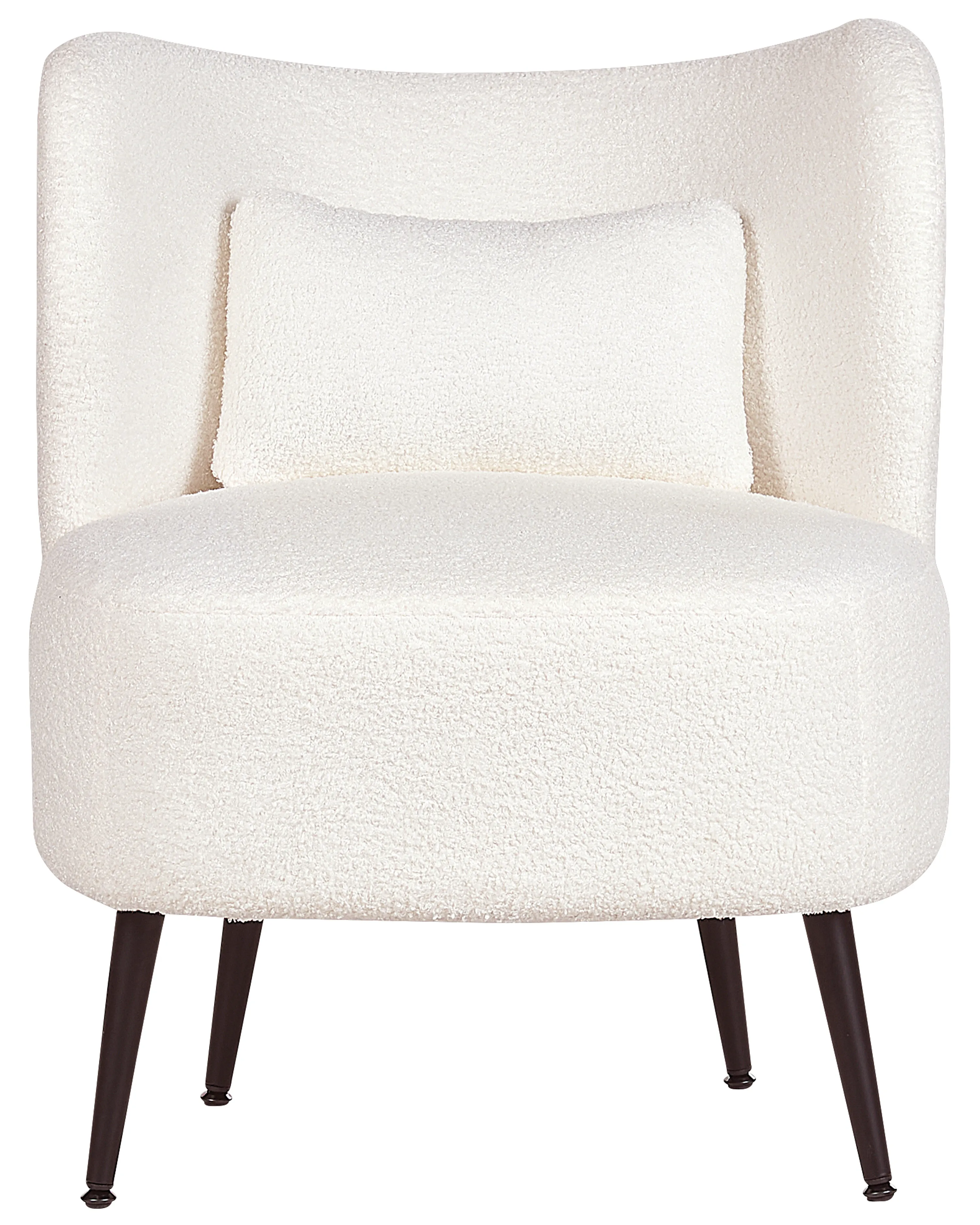 Fauteuil OTSBY Bouclé Gebroken wit