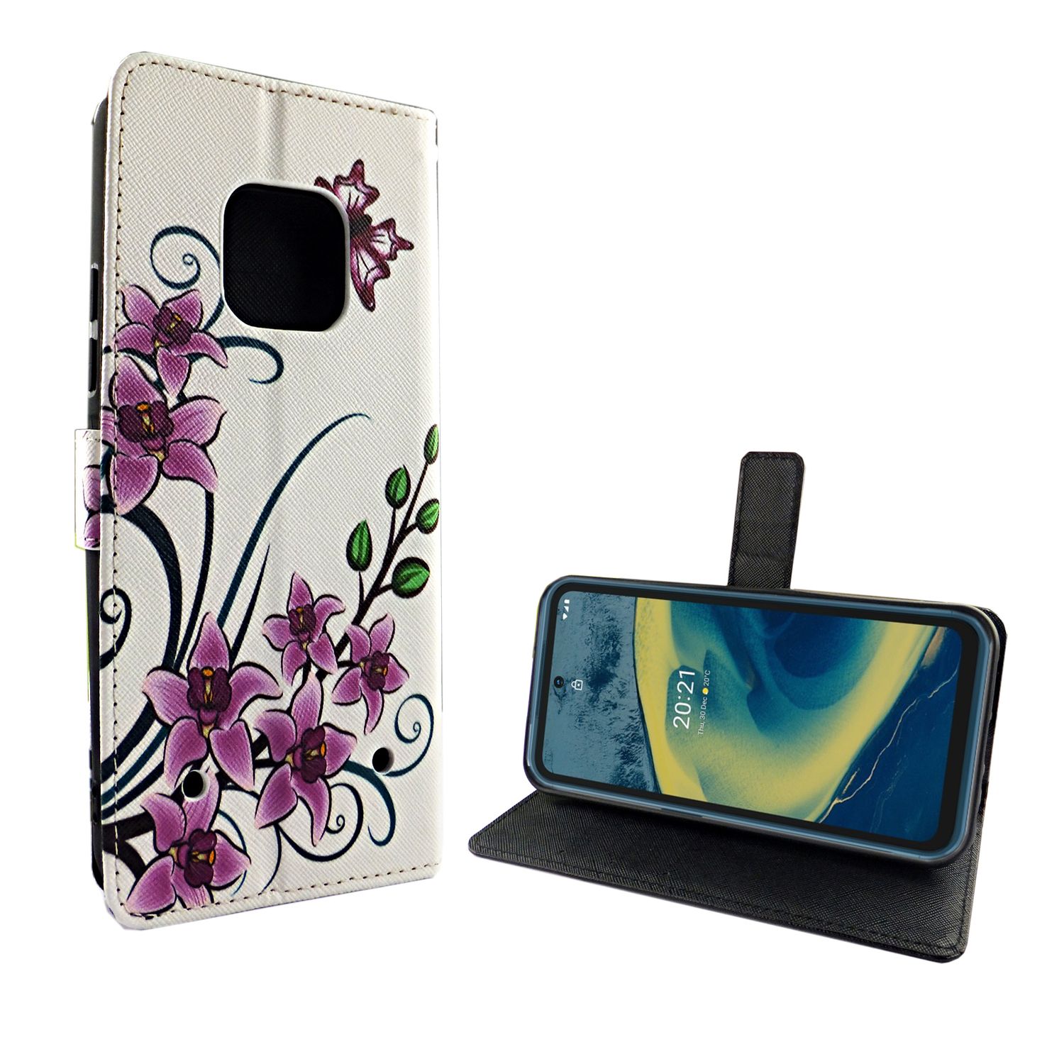 Handyhülle für Nokia XR20 Case Cover Schutztasche Schutzhülle Bookstyle Tasche