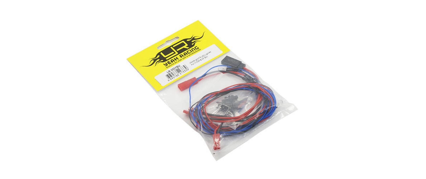 Modellbau-Beleuchtung Set, Weiss/RotPassend für RC-Cars im Massstab 1:10
