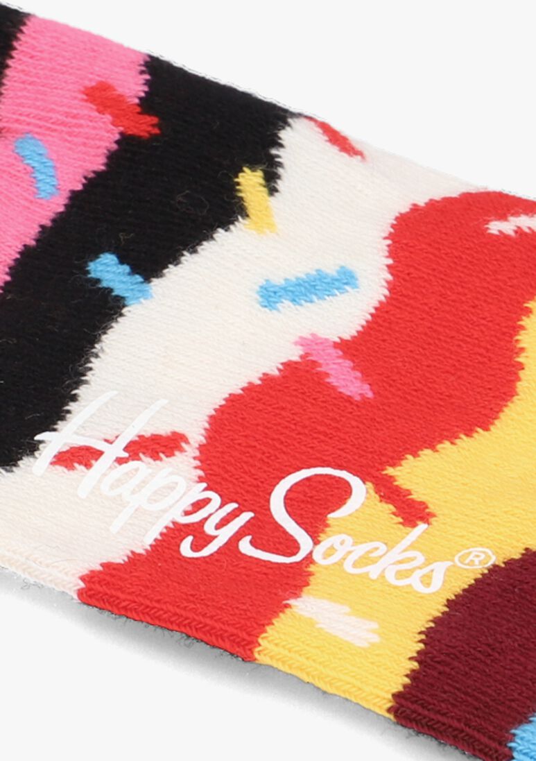 HAPPY SOCKS gele happy socks sokken birthday cake sprinkle