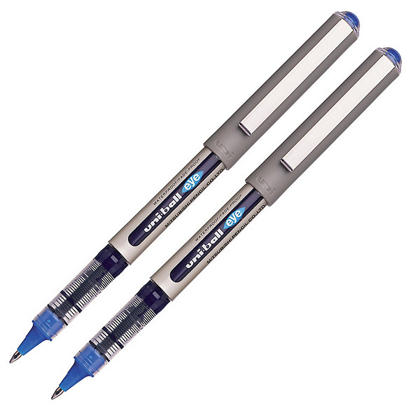 2 rollers Uni Ball Eye coloris bleu