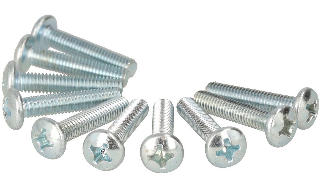 Maskinskruer PH M6x30 mm - 10 stk.
