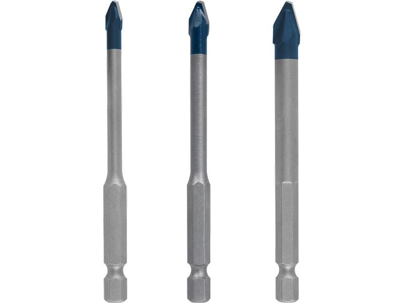 Bosch Professional Bohrer-Set Expert HEX-9 HardCeramic, 3-t Bohrer-Set zum Bohren von Keramik