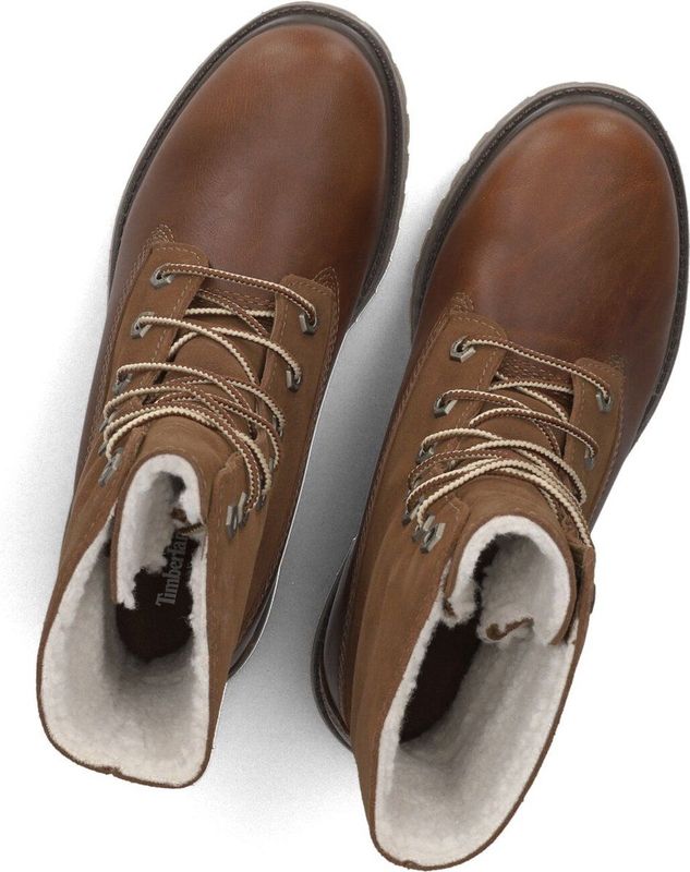 Timberland Authentics Teddy Fleece Boots Dames - Cognac