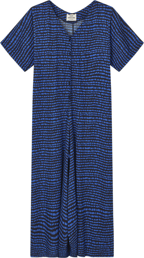 Mads Nørgaard - Copenhagen Star Lina Jumpsuit AOP Blå med print