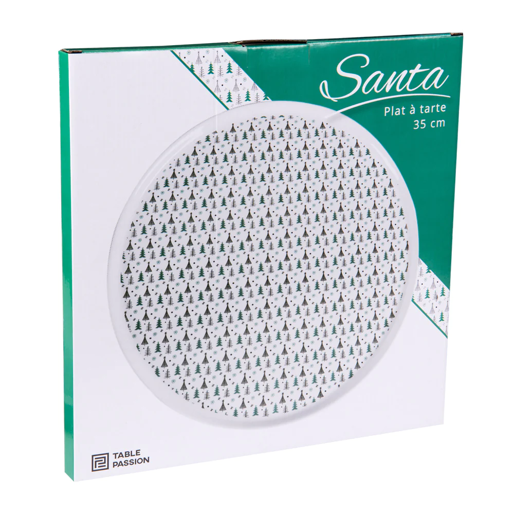 Plat à tarte Santa 35 cm Table passion