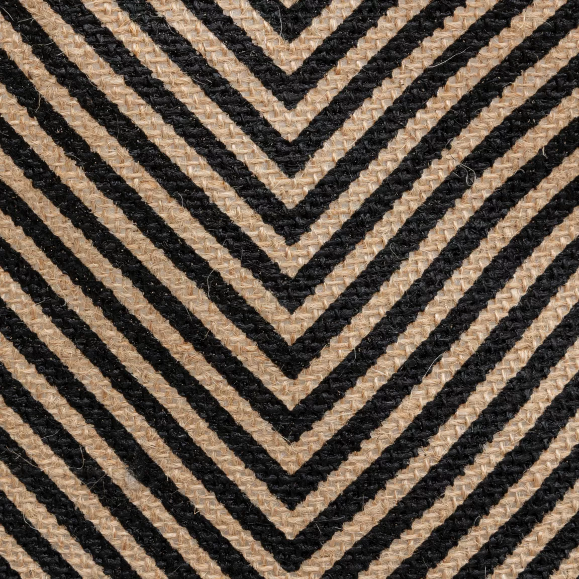 Panier en jute (32 x 32 cm) Valy Noir