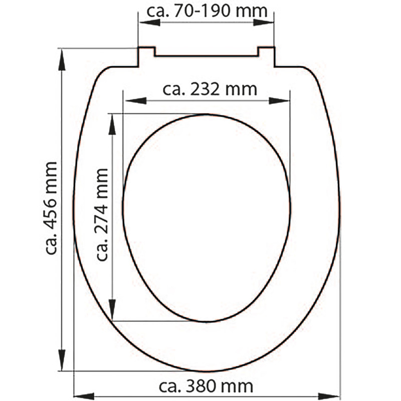 Schütte Duroplast wc-bril grijs