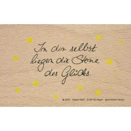 Heyda 4888420 - Poesiestempel In dir selbst...