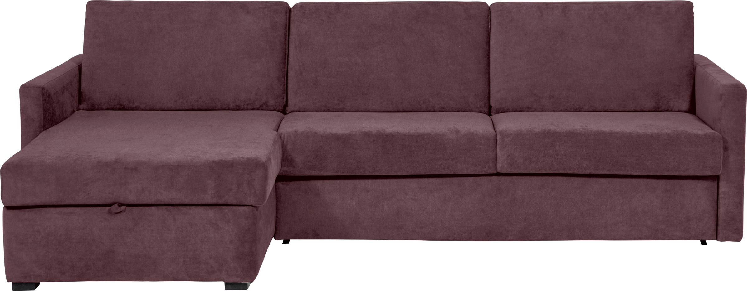 Home affaire Schlafsofa »GOLDPOINT Ecksofa 264 cm, Liegefläche (140/200cm), L-Form,« Bettfunktion, Bonell-Federkernmatratze und Dauerschläfer-Funktion