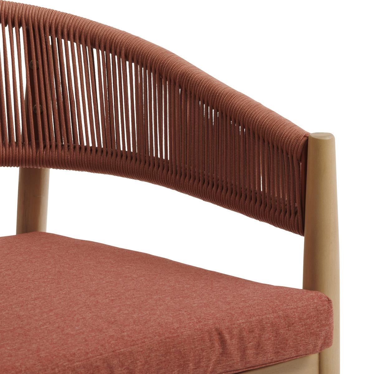 FAUTEUIL REPAS TEVIO BRIQUE