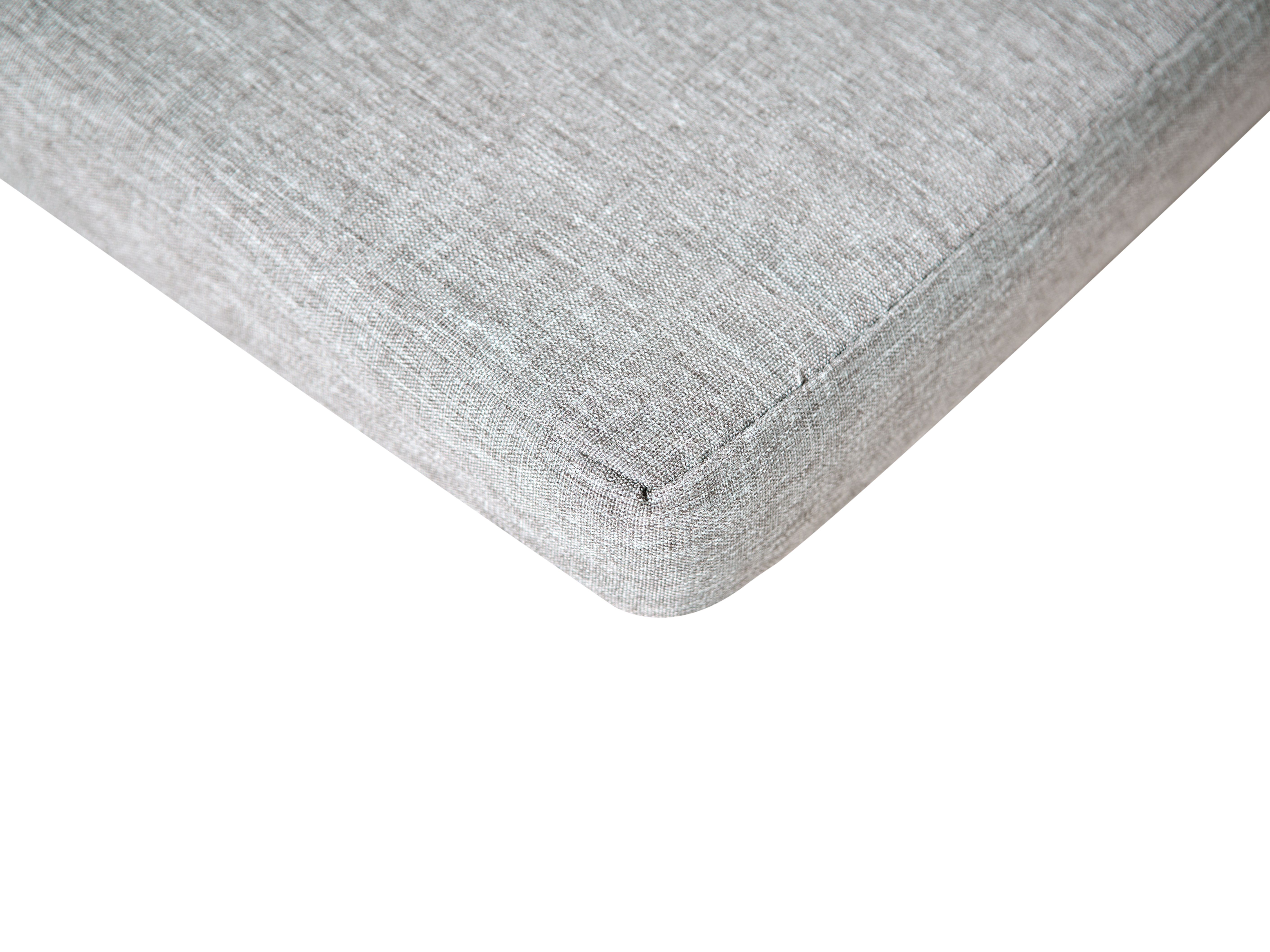 Ligstoel met kussen JAVA PREMIUM Acaciahout Grijs melange