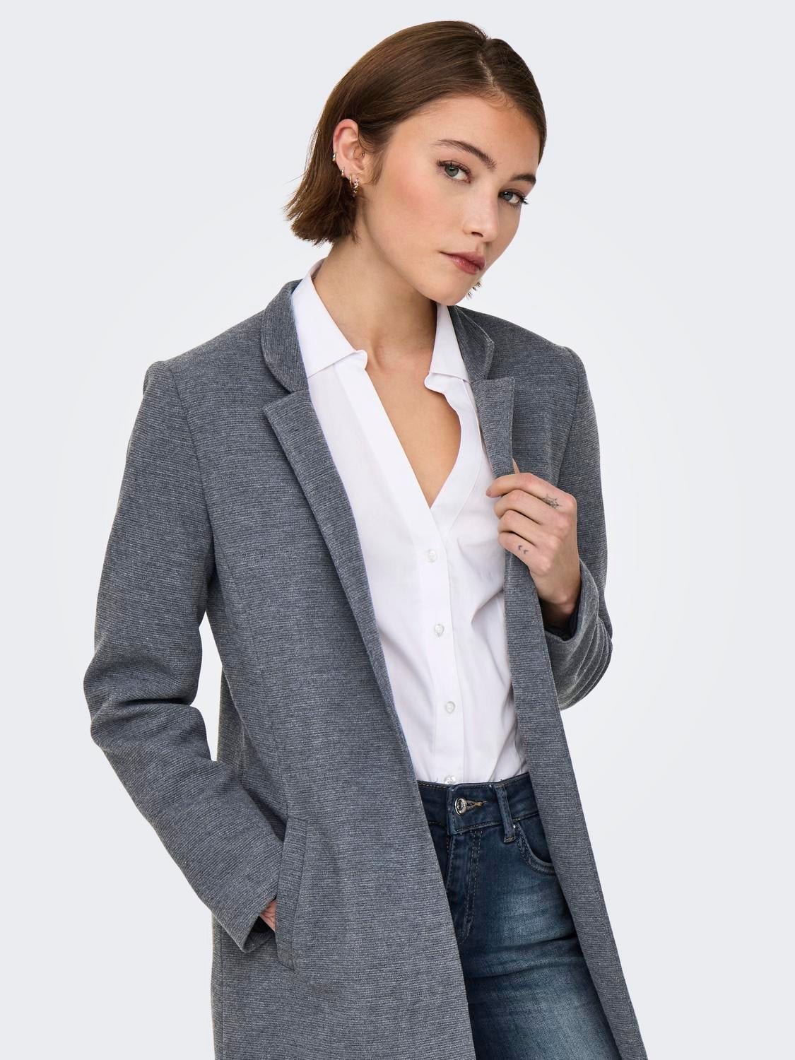 ONLSOHO-NORMA Blazer Medium Grey Melange