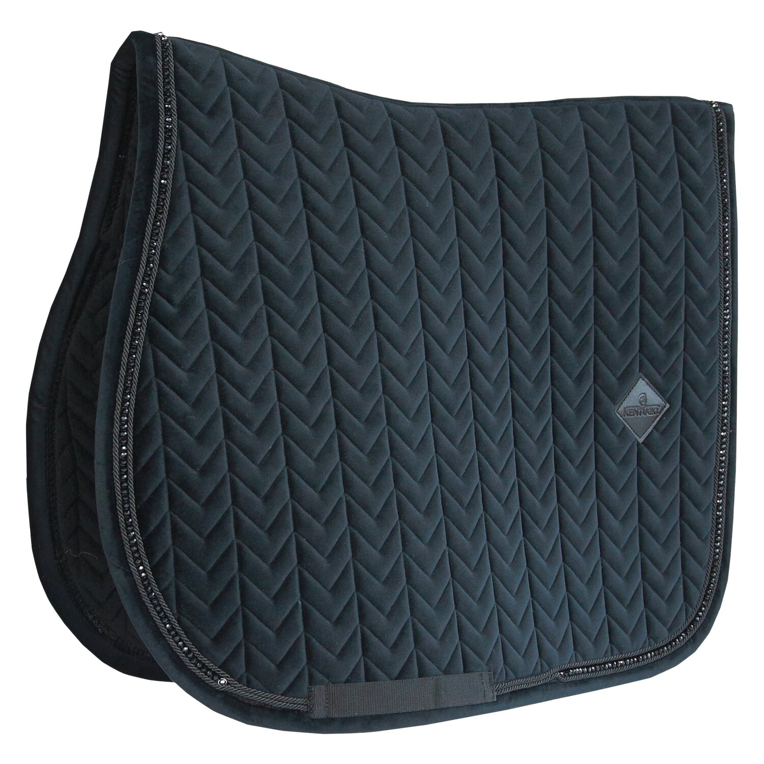 KENTUCKY Schabracke Velvet Pearls - black