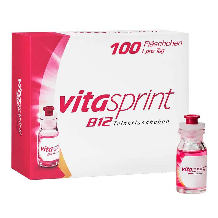 vitasprint B12 Trinkfläschchen mit Vitamin B12 für mehr Energie, 100 St