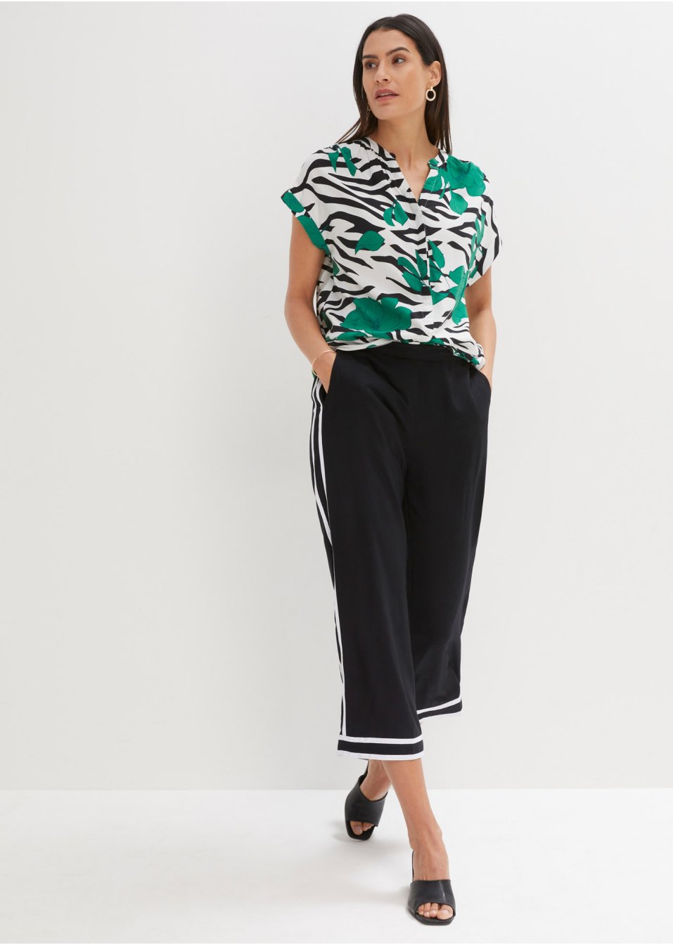 Blouse imprimée en viscose