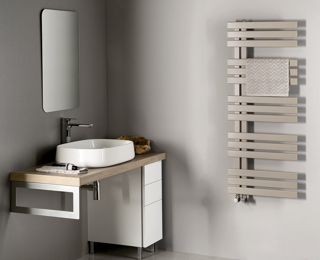 Sapho Silvana radiator mokka 50x124cm 500W