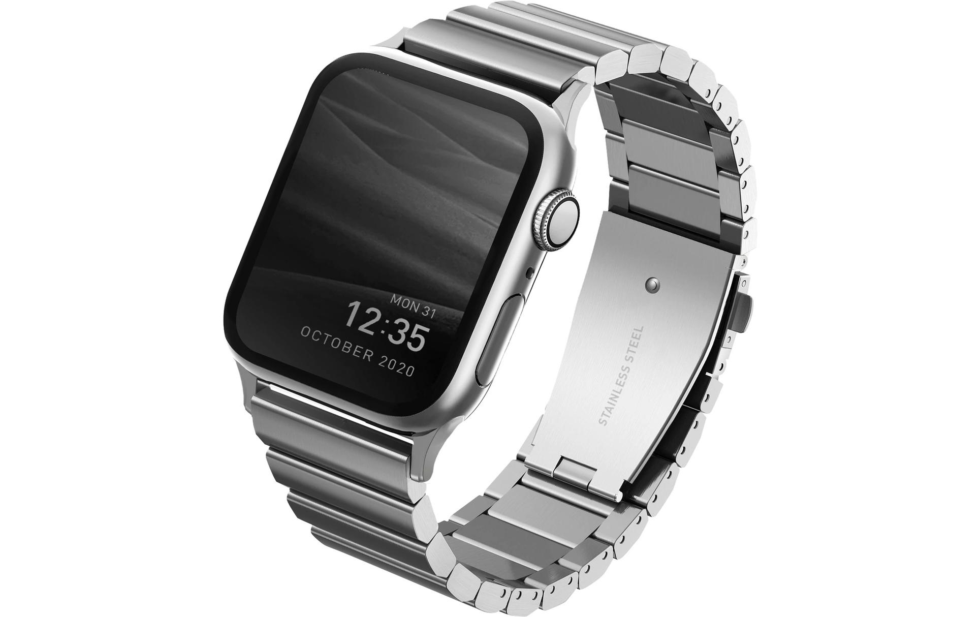 Armband Strova Mag für Apple Watch 49/46/45/44 mm SilberPassend zur Apple Watch 49/46/45/44 mm