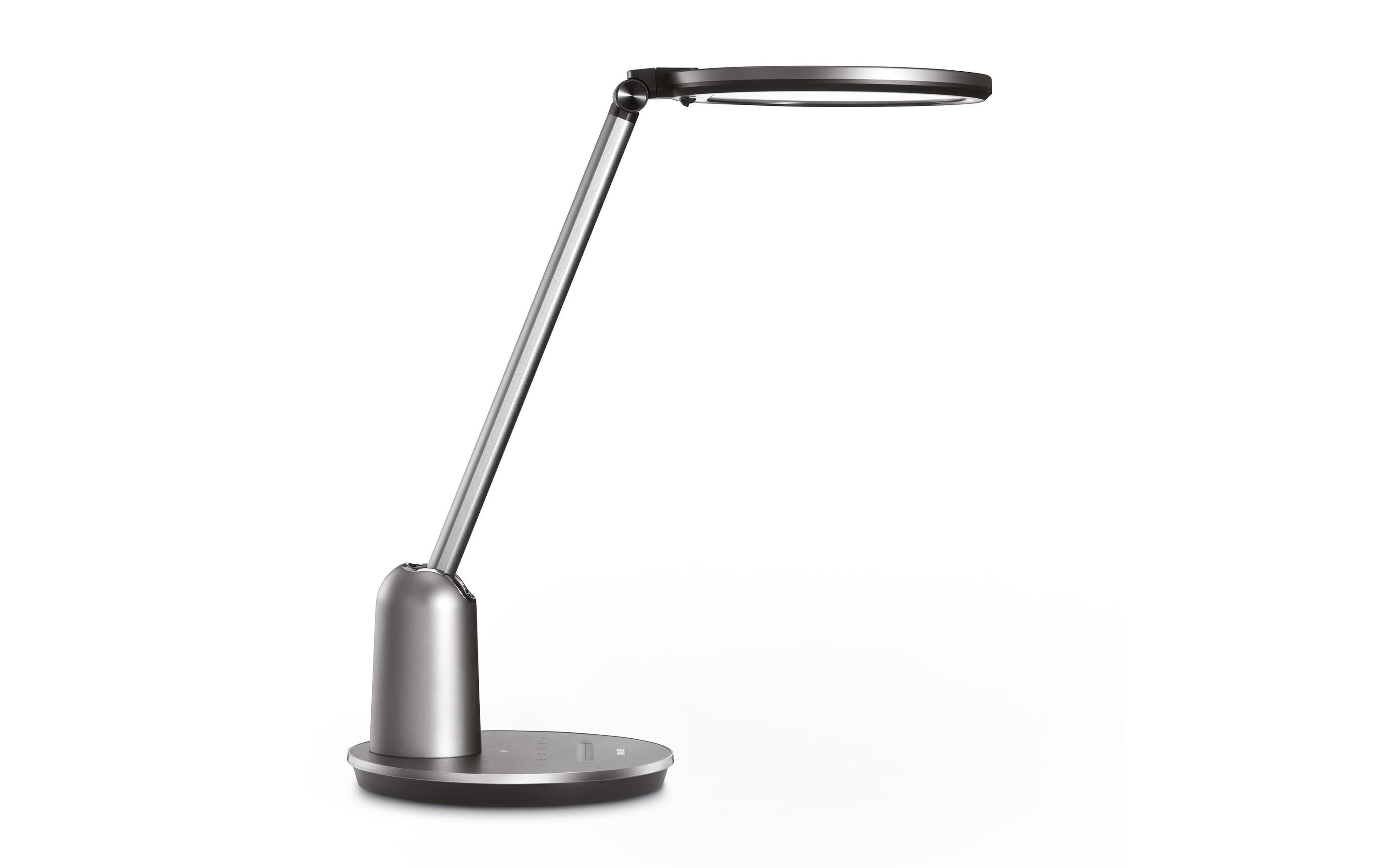 Einstein Tischleuchte grau 630 lm TouchDimmer<br>Schreibtischlampe mit LED-Beleuchtung