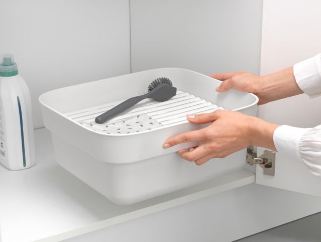 Afwasbak met Droogrek SinkSide - Light Grey