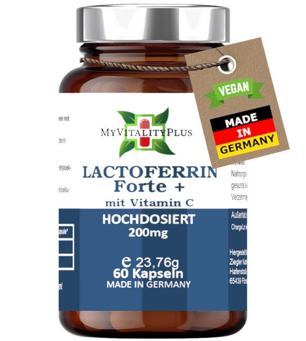 Lactoferrin Forte+ mit Vitamin C | SAPURA®