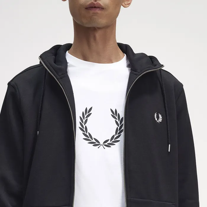 Fred Perry Hooded Sweatvest Heren