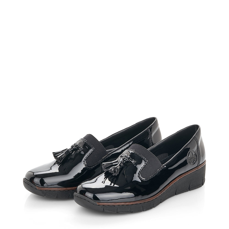 Rieker 53751-00 | NOIR VERNI