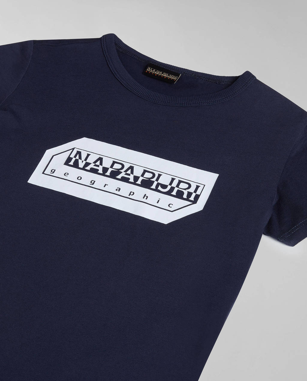 Napapijri T-shirt met logo donkerblauw