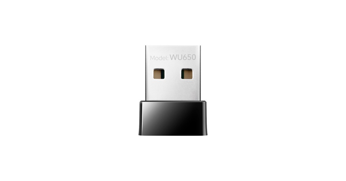 CudyAC650 Wireless Dual Band Mini USB wlan adapter  (Zwart)
