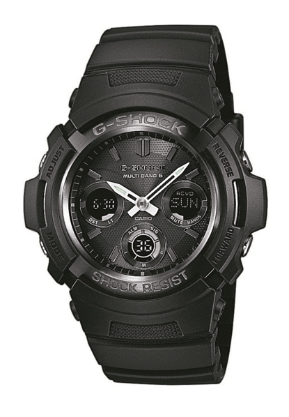 Casio Herrenuhr Schwarz AWG-M100B-1AER