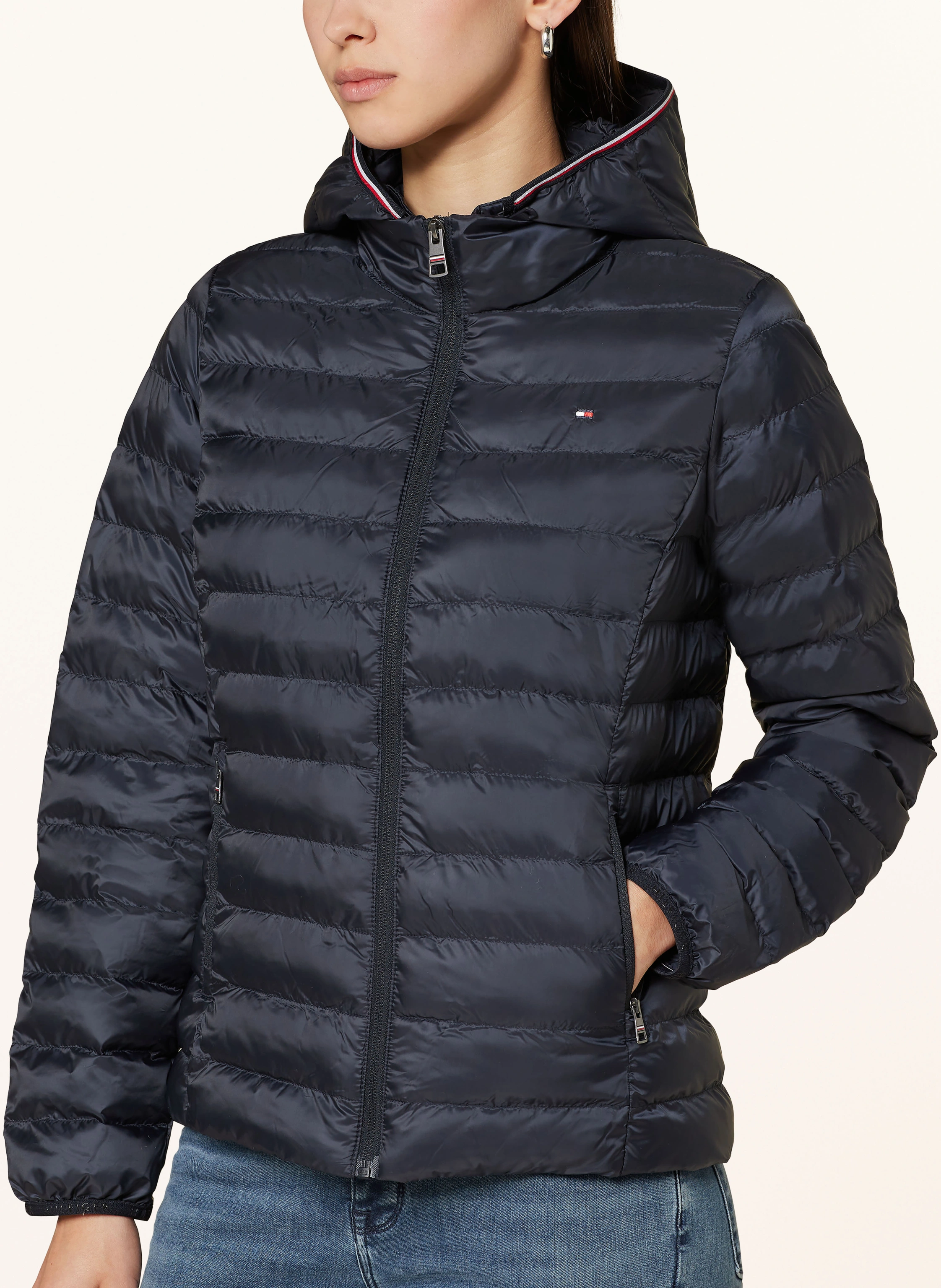 TOMMY HILFIGER Steppjacke mit abnehmbarer Kapuze