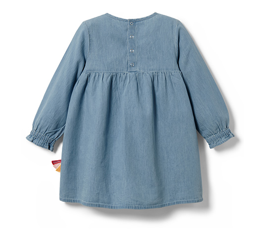 Kinder-Chambray-Kleid