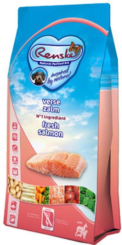 Renske - Super Premium Adult - Hondenvoer - Zalm - Graanvrij - 6,5 kg